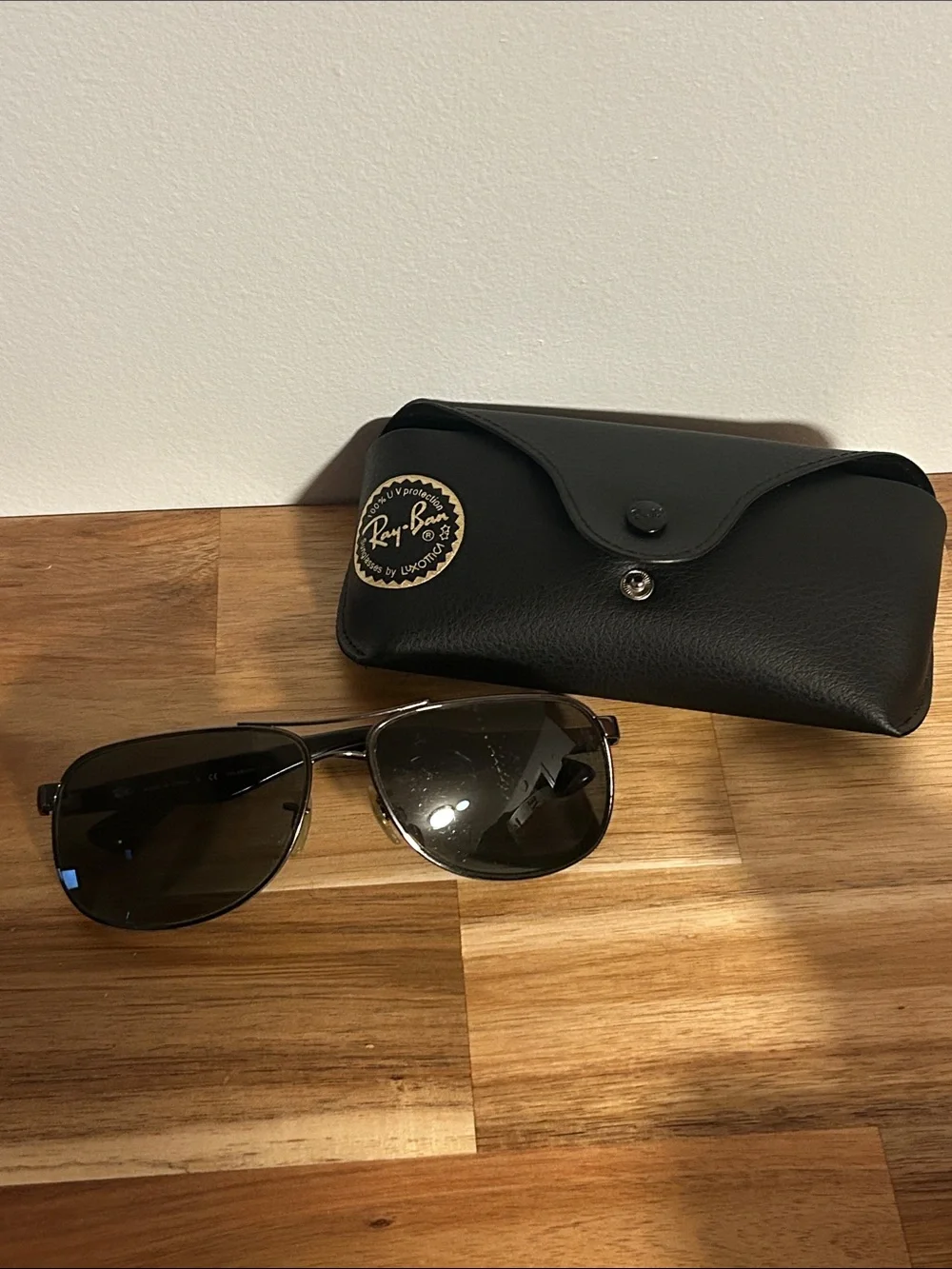 Ray-Ban RB3502 Polarized PRESCRIPTION Aviator Sunglasses